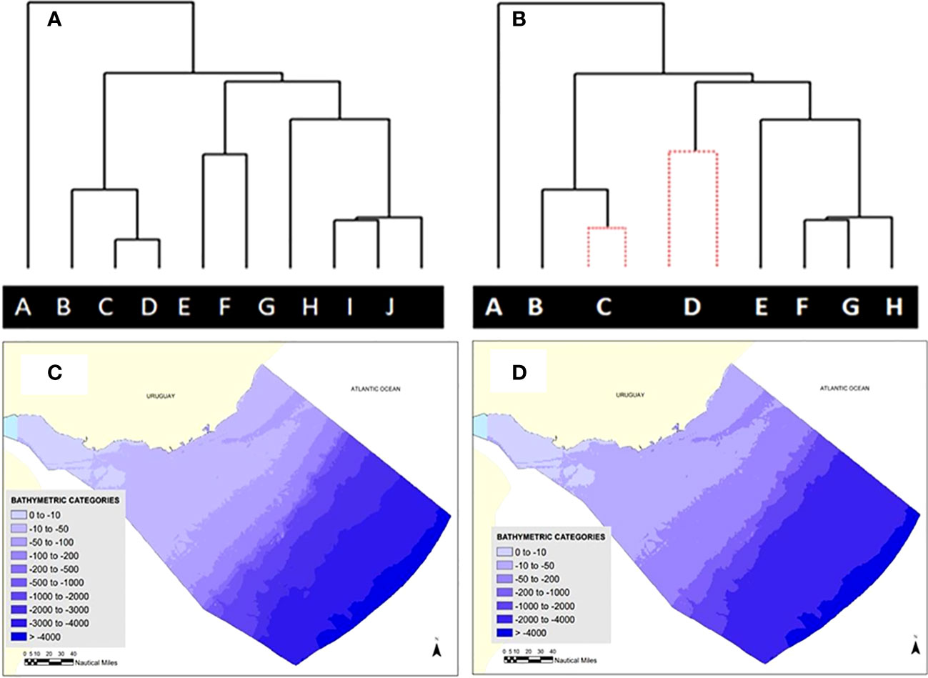 Dissimilarity components among Brazilian marine sub-provinces. Three