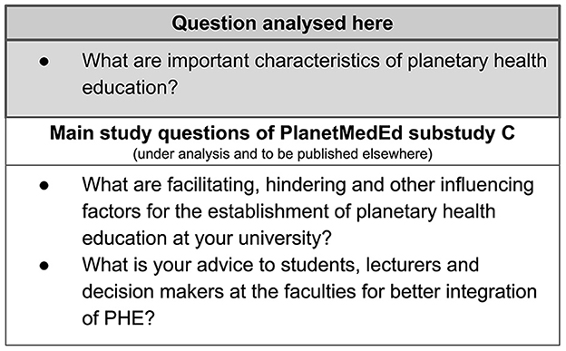 Frontiers | Ten characteristics of high-quality planetary health