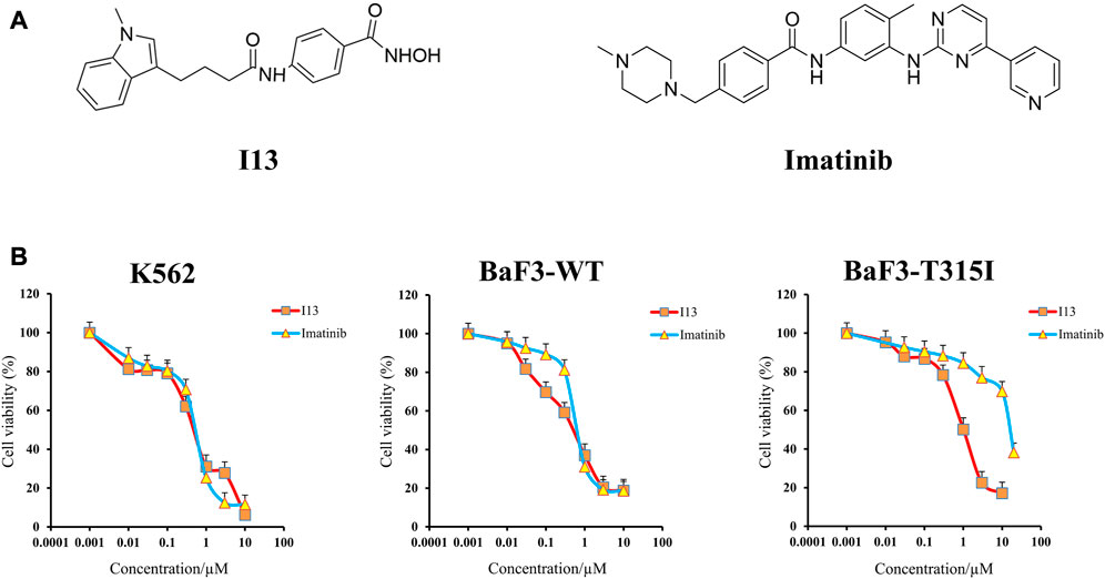 Frontiers | I13 overrides resistance mediated by the T315I mutation in  chronic myeloid leukemia by direct BCR-ABL inhibition
