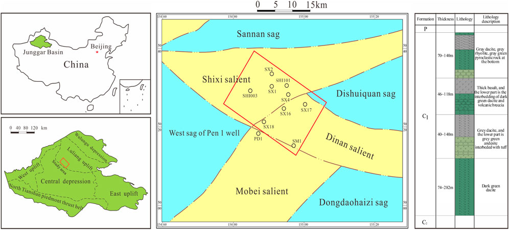 junggar basin map