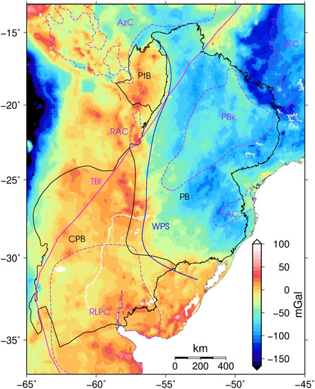 Isostatic residual-gravity anomaly map of the northern section of