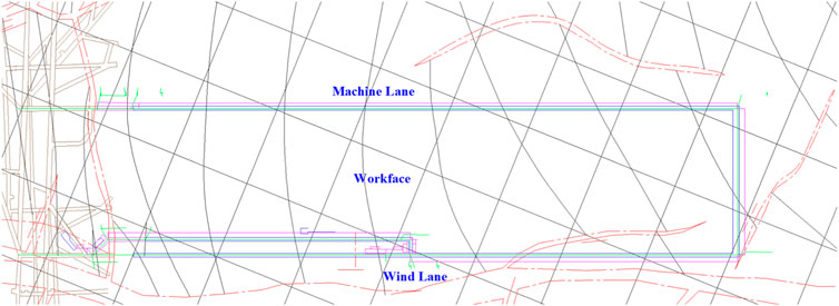 Distribution of vertical stresses in the roof of #3 up coal seams. (a)