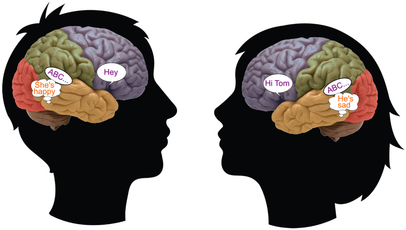 Figure 1 - Human-specific brain regions.