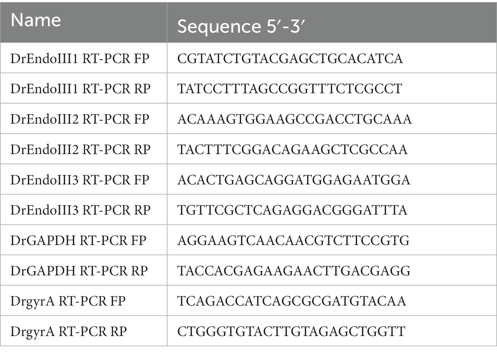 Frontiers  Deinococcus radiodurans UWO298 Dependence on