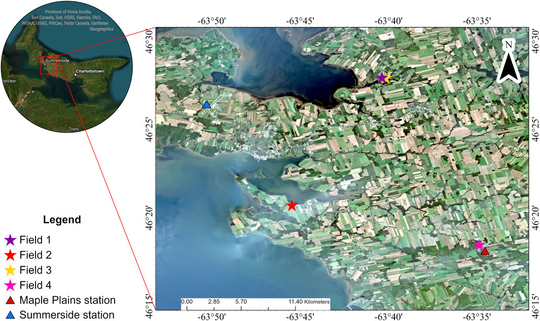 Frontiers  Spatial and Temporal Resolution Improvement of Actual  Evapotranspiration Maps Using Landsat and MODIS Data Fusion