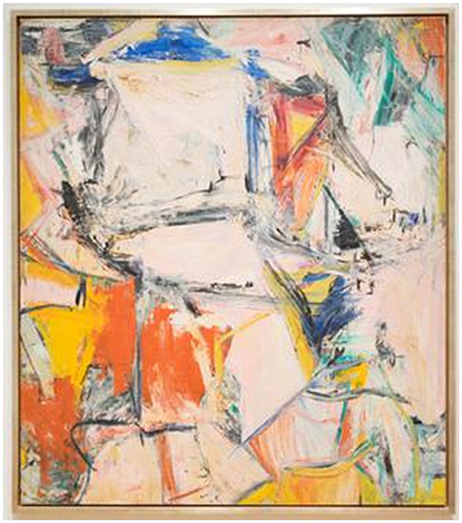 Figure 1 - Interchange (sometimes referred to as Interchanged), the 1955 abstract painting by Willem de Kooning [1].