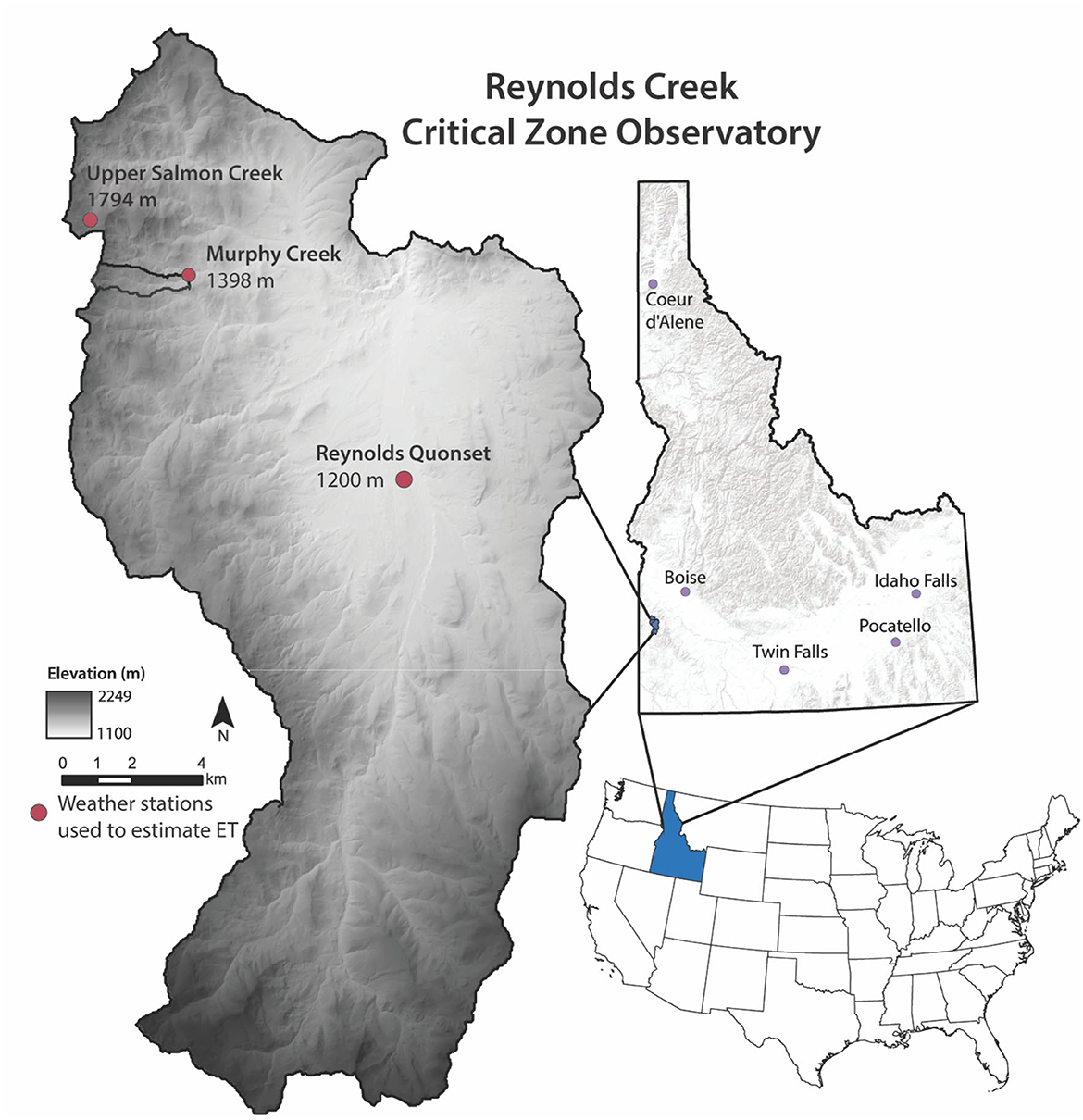 Evapotranspiration and groundwater inputs control the timing of diel  cycling of stream drying during low-flow periods - Frontiers