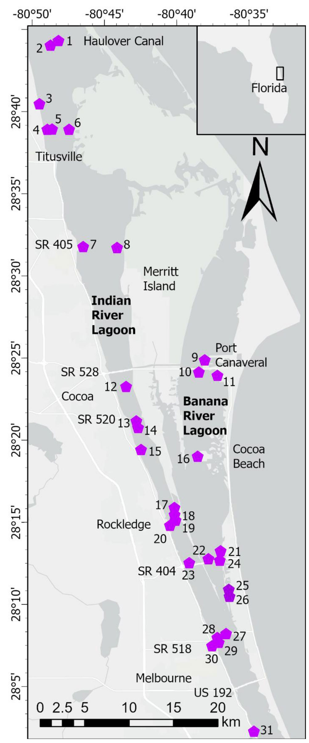 Frontiers  Nutrient fluxes from recent deposits of fine-grained,  organic-rich sediments in a Florida estuary