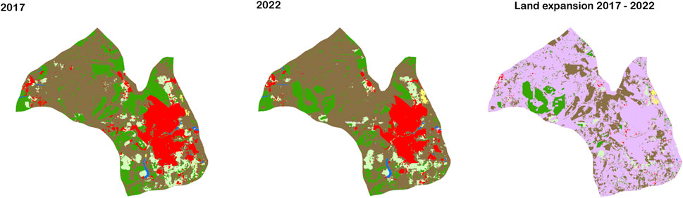 Frontiers | Modeling future land use and land cover under Frontiers | Modeling future land use and land cover under
