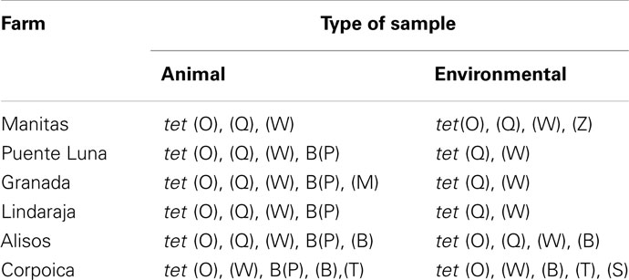 Frontiers Detection And Diversity Evaluation Of Tetracycline Resistance Genes In Grassland Based Production Systems In Colombia South America Microbiology Frontiers Detection And Diversity Evaluation Of Tetracycline Resistance Genes In Grassland Based Production Systems In Colombia South America Microbiology