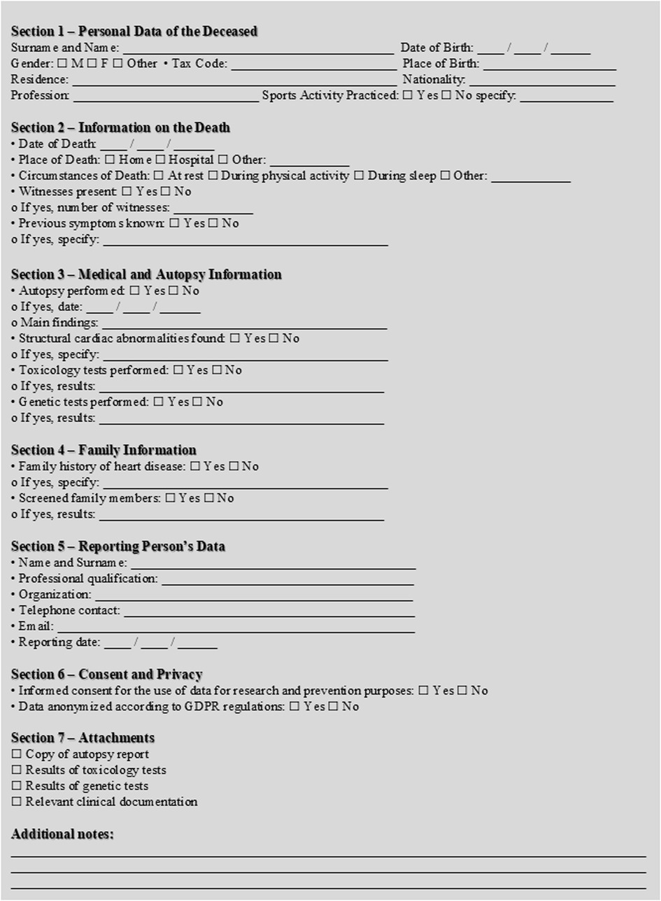 Form titled \