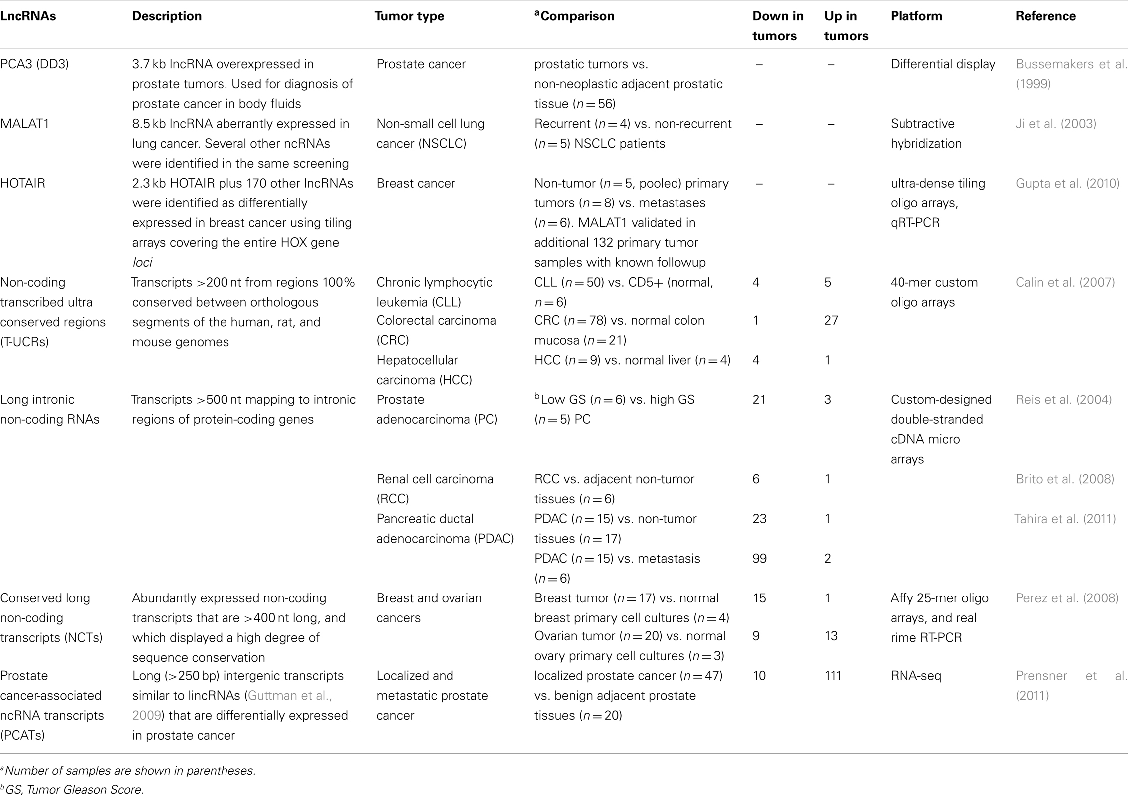 Transcribed ultraconserved regions (T-UCRs) associated with cancer