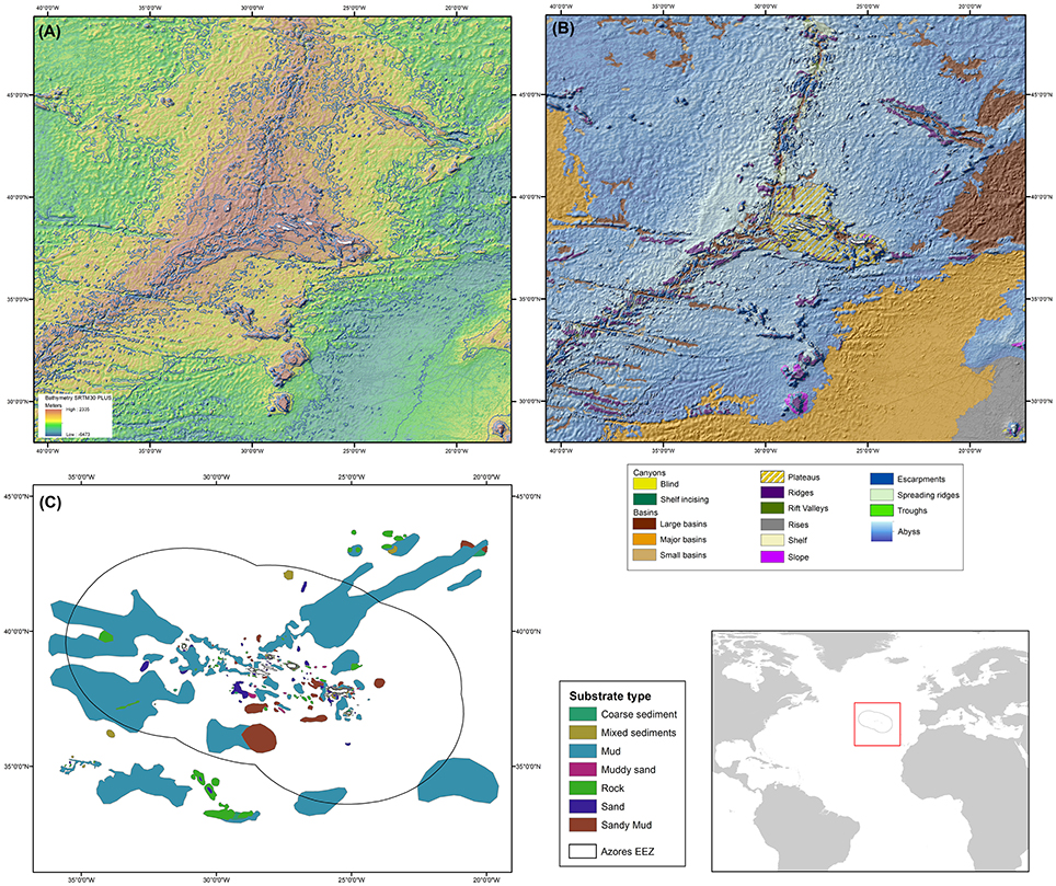 Frontiers Seafloor Characteristics In The Azores Region North