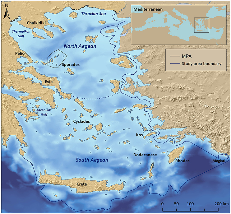 physical map of europe aegean sea