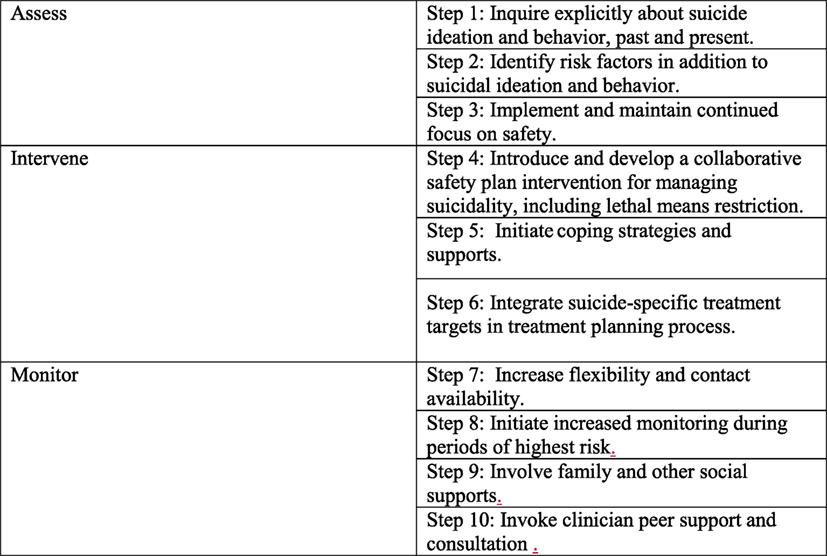 Stanley Brown Safety Plan & Example