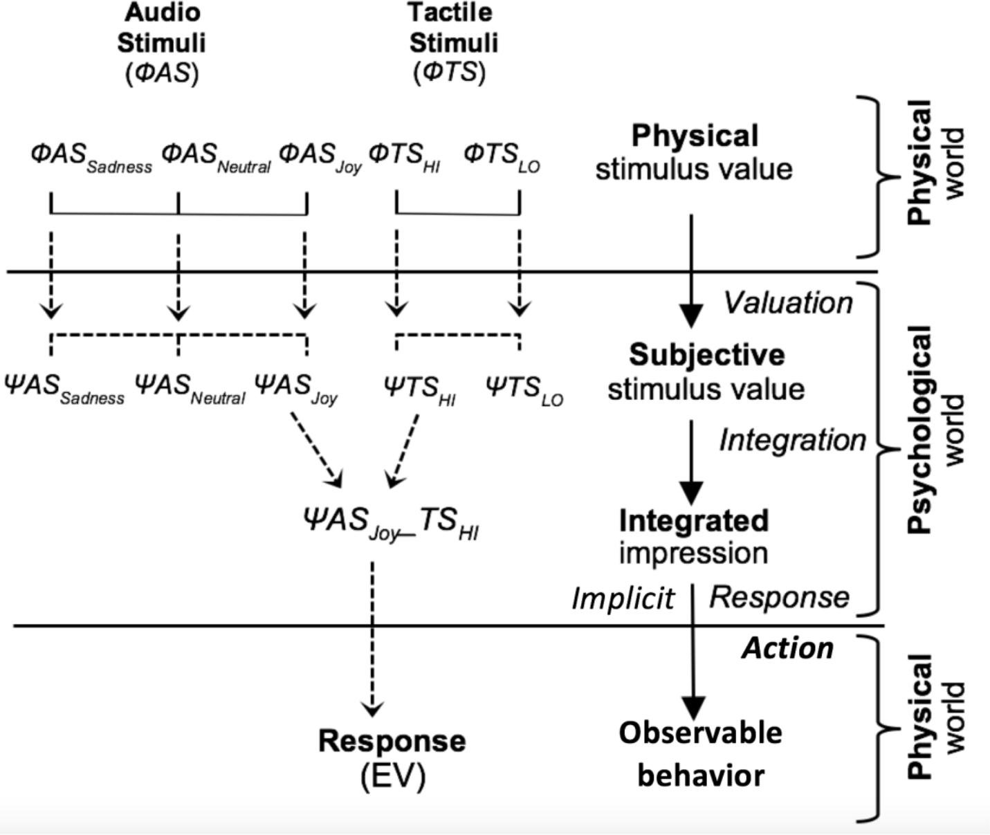 Frontiers Modeling Emotional Valence Integration From Voice And Touch Psychology