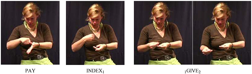 Frontiers  Structure and Grammaticalization of Serial Verb Constructions  in Sign Language of the Netherlands—A Corpus-Based Study