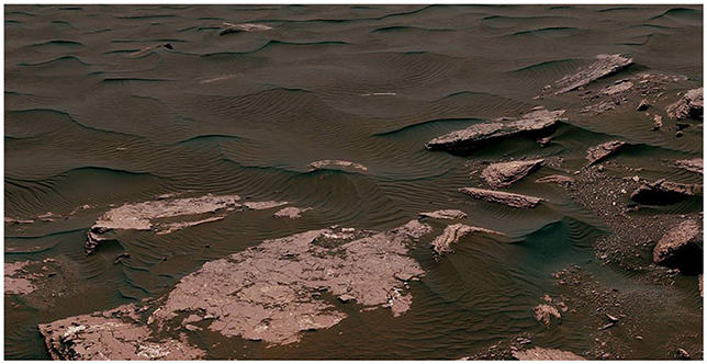 Figure 1 - A Martian dune (Retrieved from: NASA.GOV).
