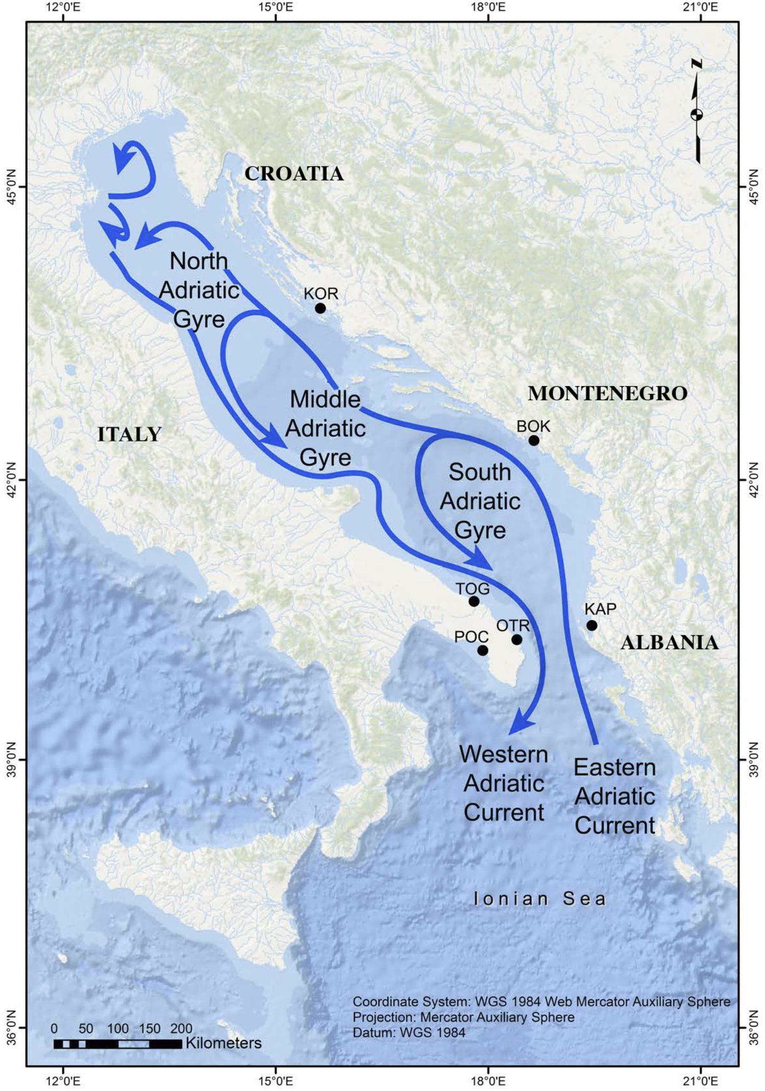 Adriatic Sea Location On World Map Map