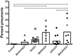 Frontiers  Bordetella bronchiseptica Colonization Limits Efficacy, but