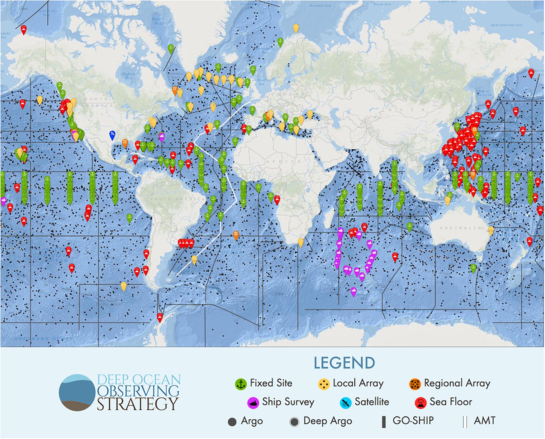 Global Ocean Basin Chart