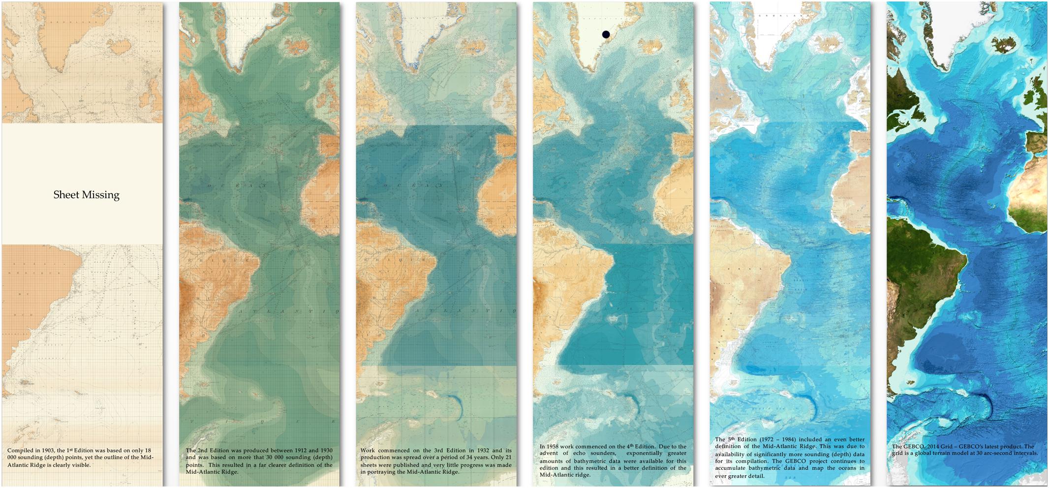 What Do The Colors Denote In A Bathymetric Chart