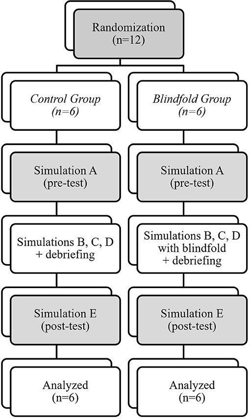 Frontiers  Effects of Blindfold on Leadership in Pediatric Resuscitation  Simulation: A Randomized Trial