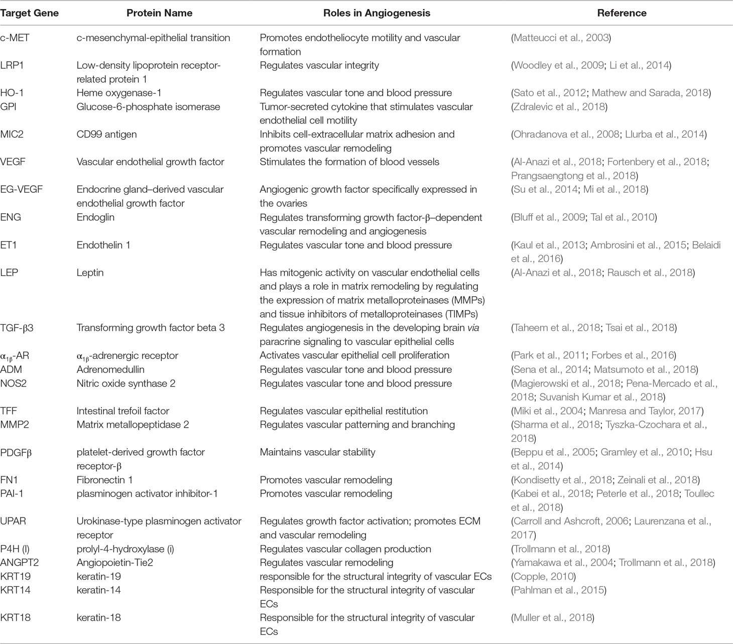 Frontiers Dual Effects Of Chinese Herbal Medicines On Angiogenesis In Cancer And Ischemic Stroke Treatments Role Of Hif 1 Network Pharmacology