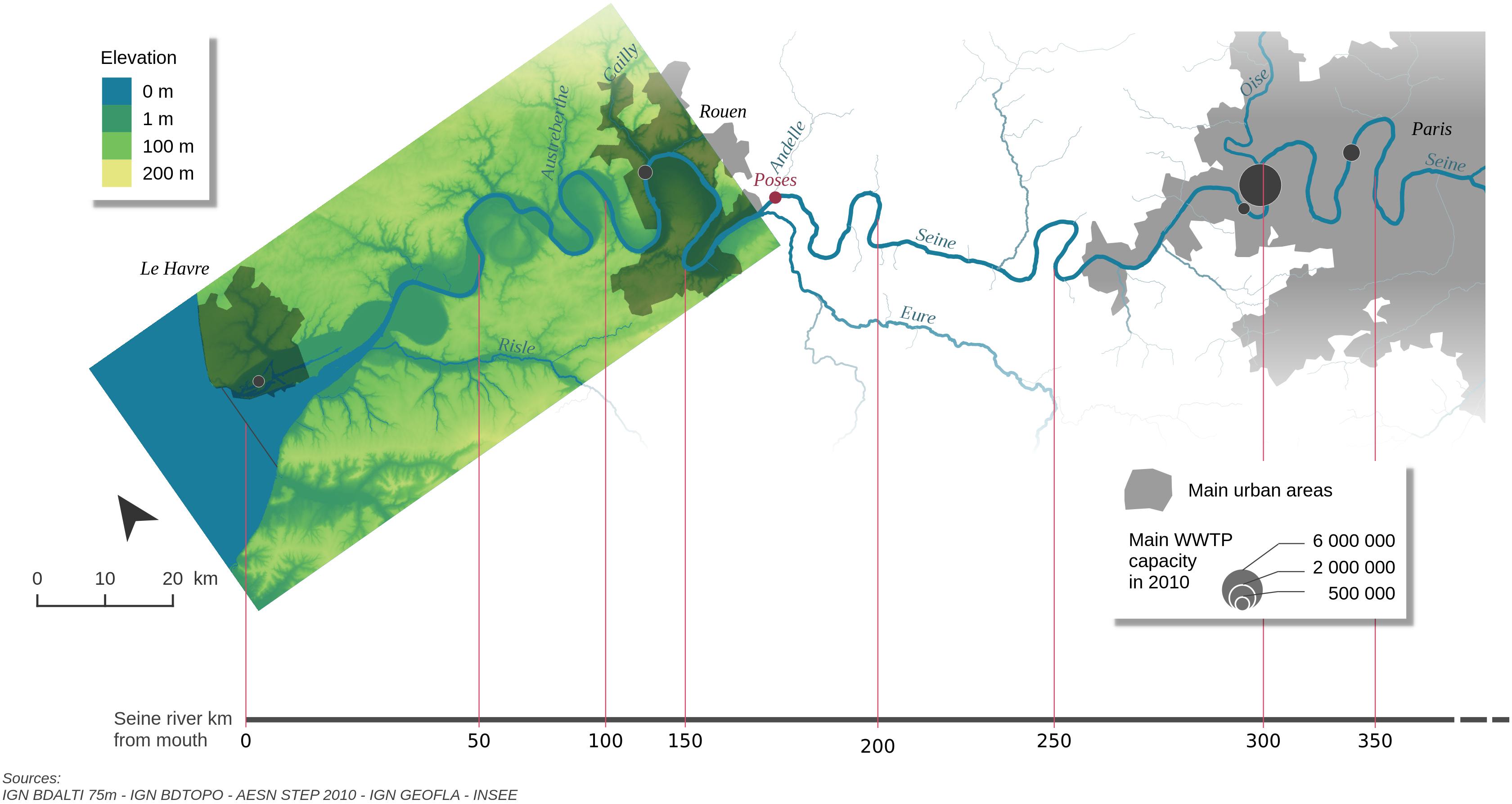 Frontiers Carbon Dynamics Along the Seine River Network Insight From