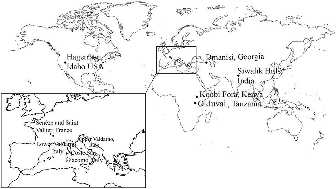 Frontiers Evolution Of Early Equus In Italy Georgia The Indian Subcontinent East Africa And The Origins Of African Zebras Ecology And Evolution