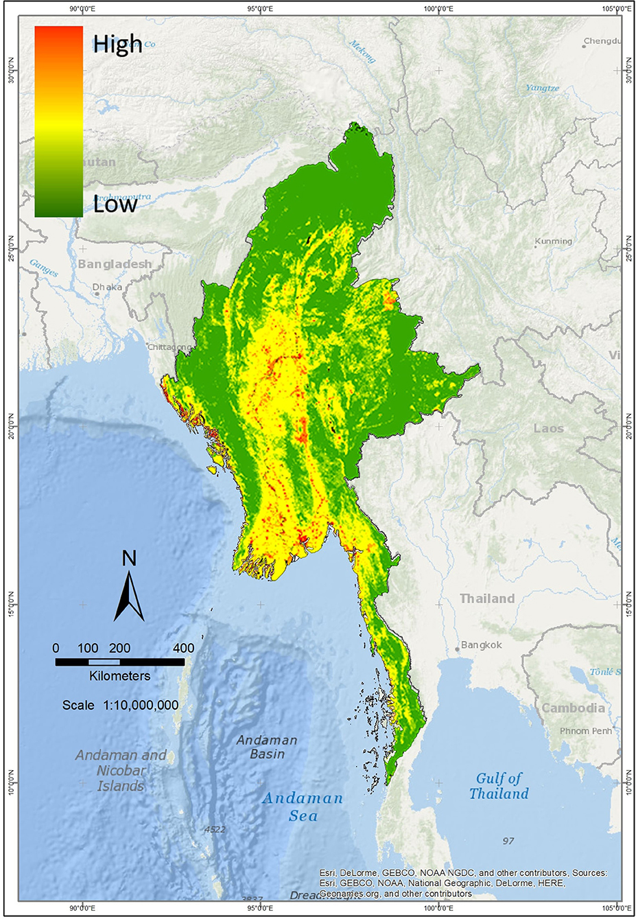 Flood Hazard Map By Address Frontiers | Operational Flood Risk Index Mapping For Disaster Risk  Reduction Using Earth Observations And Cloud Computing Technologies: A Case  Study On Myanmar | Environmental Science