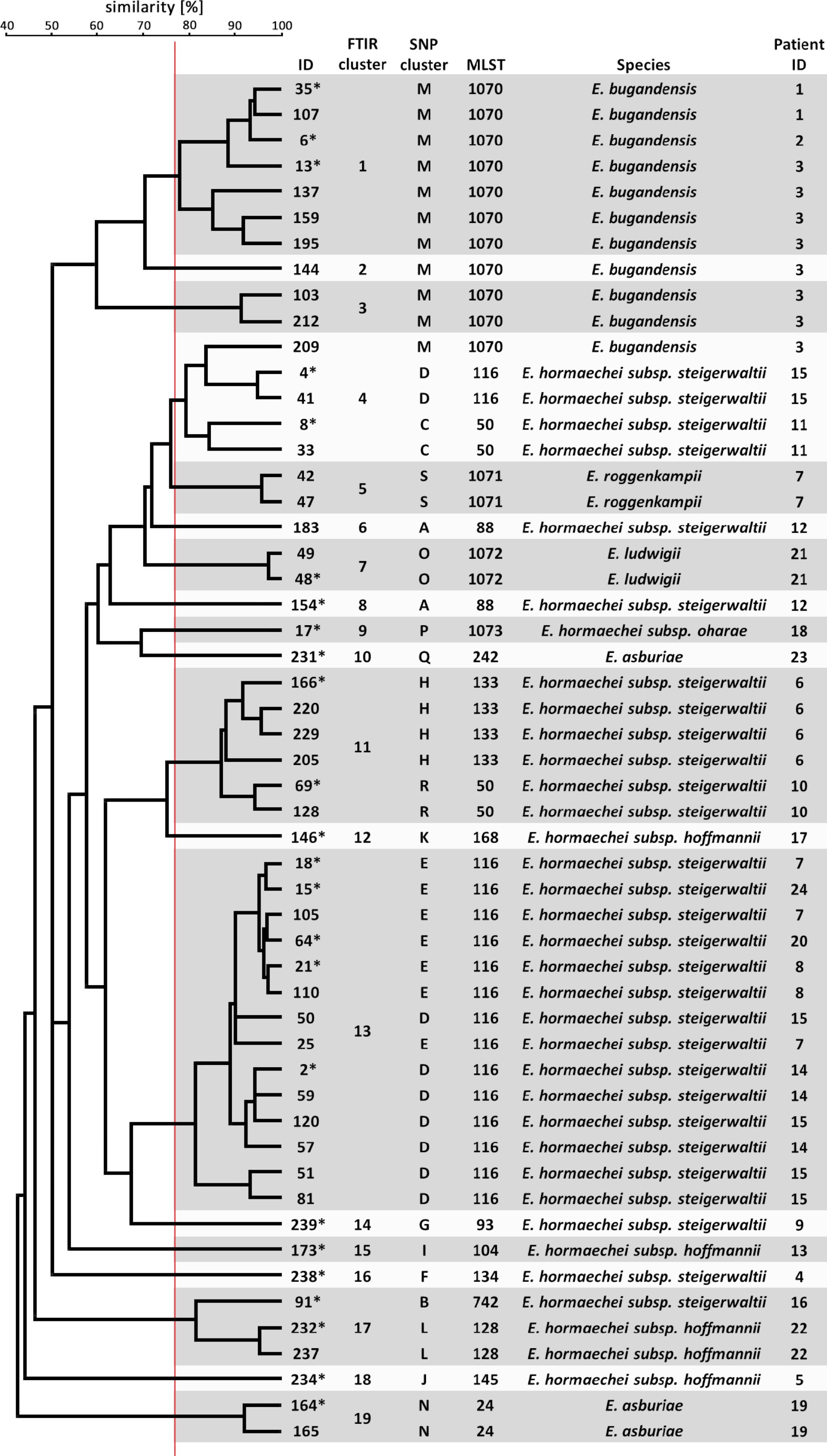 Differentiation Of Enterobacteriaceae By Biochemical Tests Chart