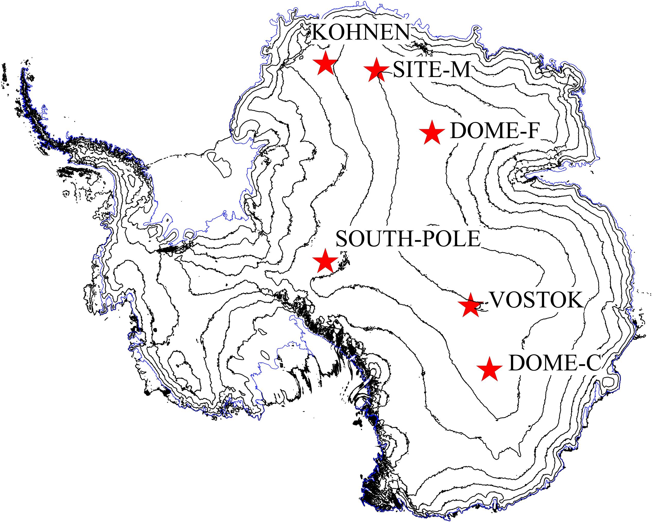 Vostok Station Map