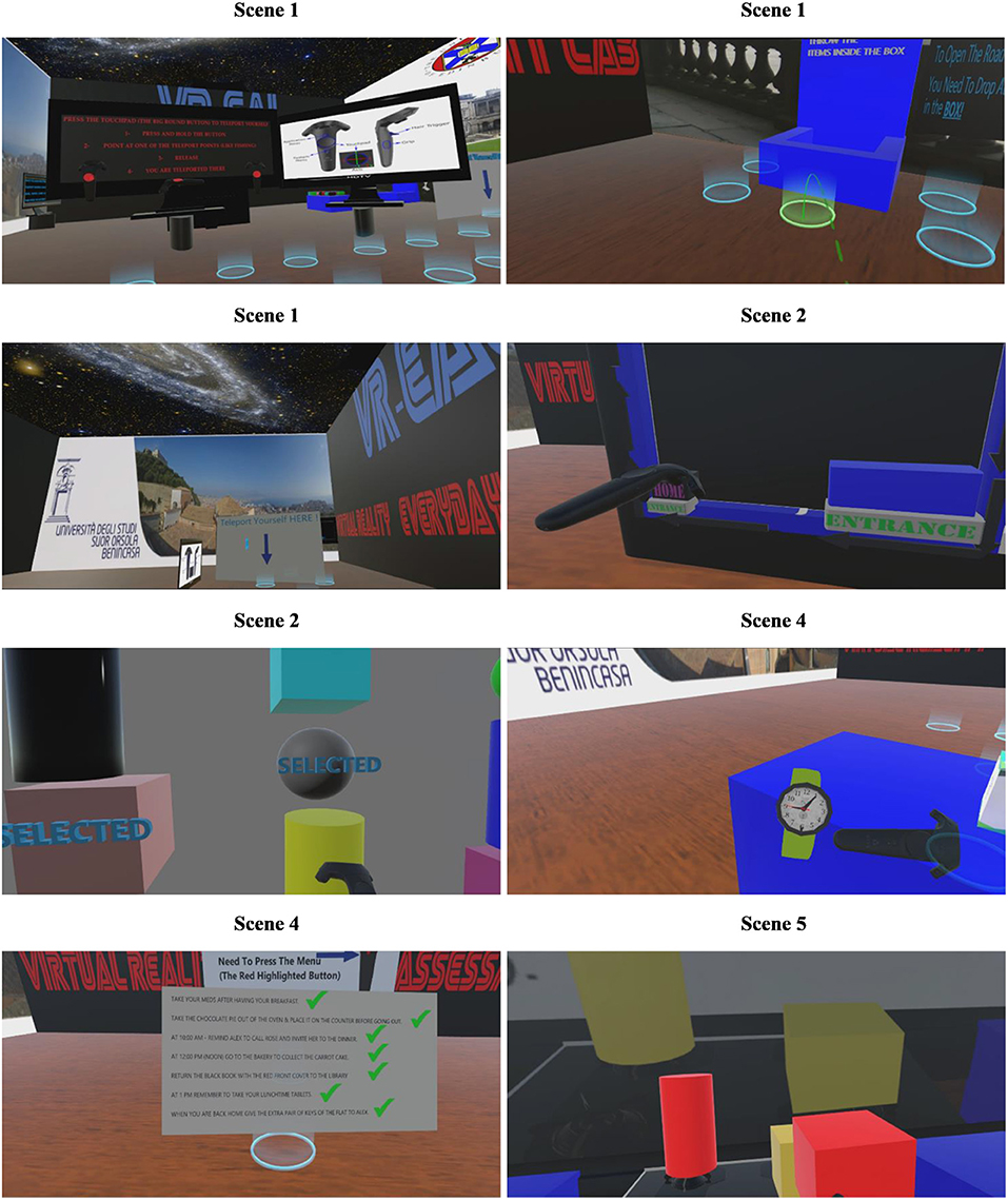 A novel virtual reality application for autonomous assessment of