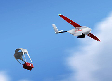 Figure 2 - Some companies are developing innovative techniques to reach isolated patients, such as using drones to deliver important medicines and vaccines!