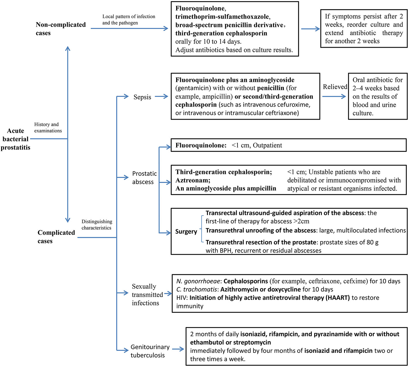 Tavanik és prostatitis, N4110 - BNO kereső