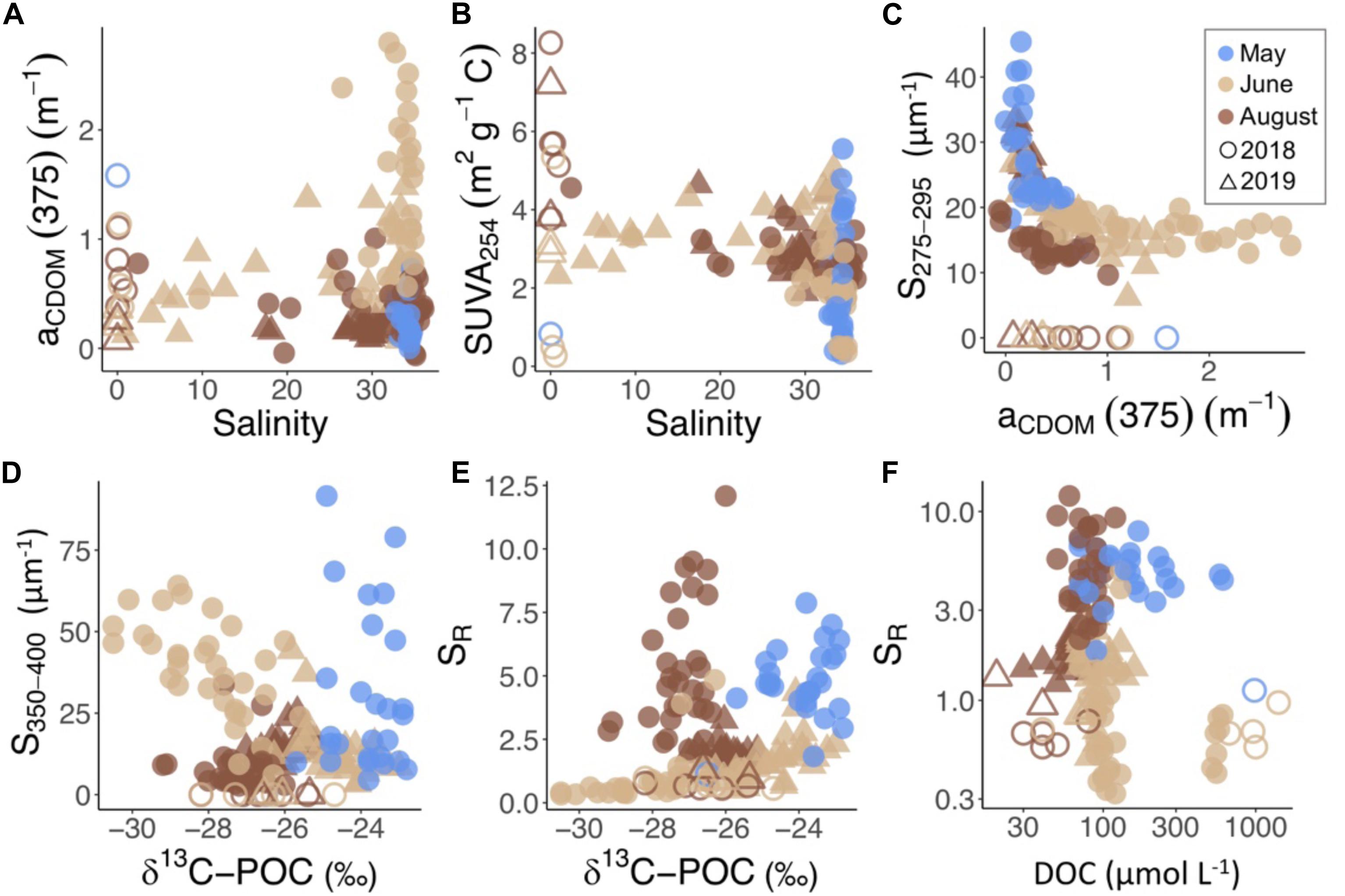 Frontiers Terrestrial Inputs Drive Seasonality In Organic Matter And Nutrient Biogeochemistry In A High Arctic Fjord System Isfjorden Svalbard Marine Science