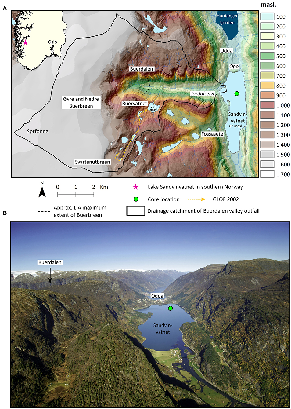 til eksil Derved Watchful Frontiers | Lake Sediments Reveal Large Variations in Flood Frequency Over  the Last 6,500 Years in South-Western Norway | Earth Science