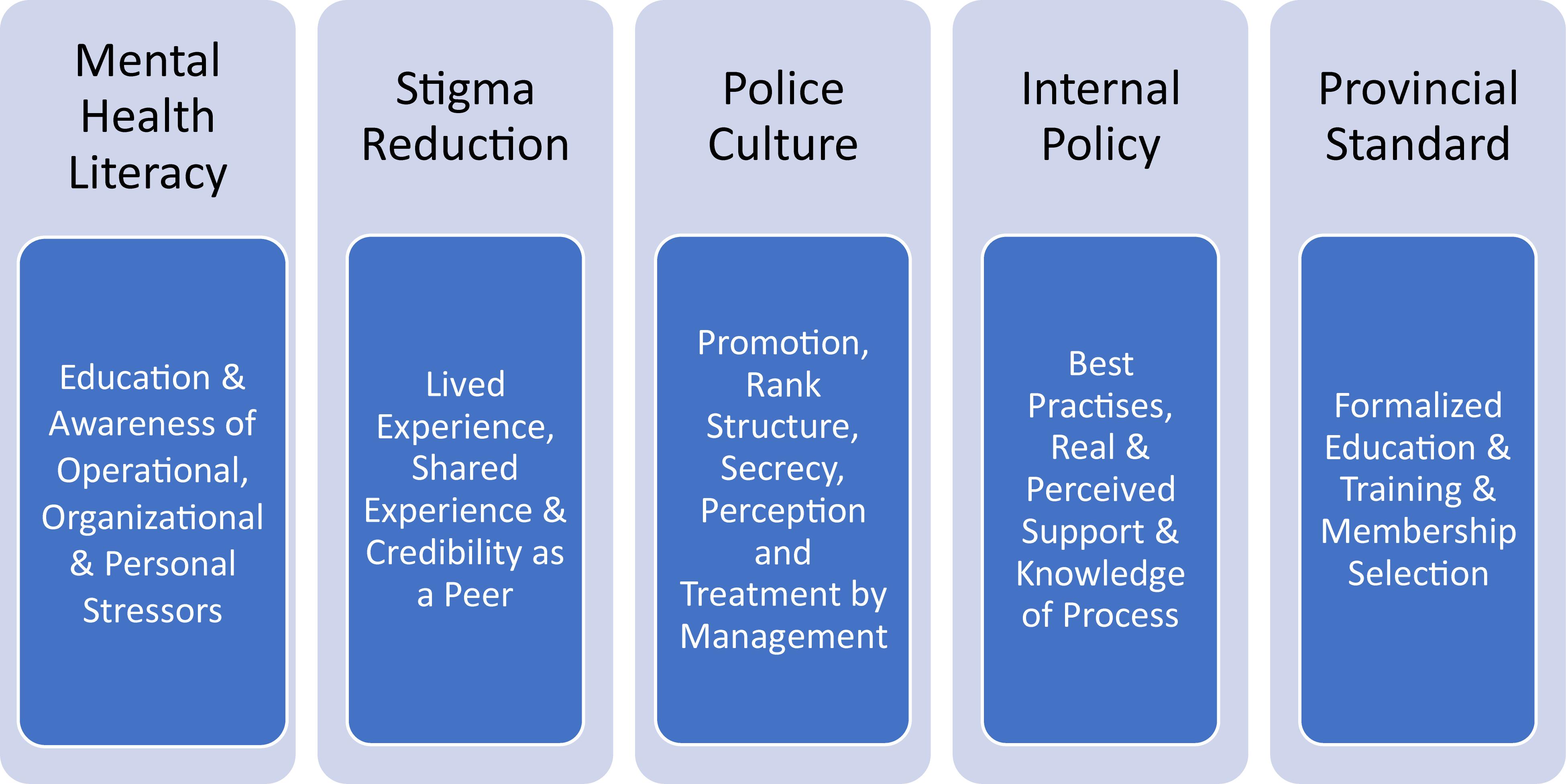 Proposed framework for analysing personal lived experiences related to