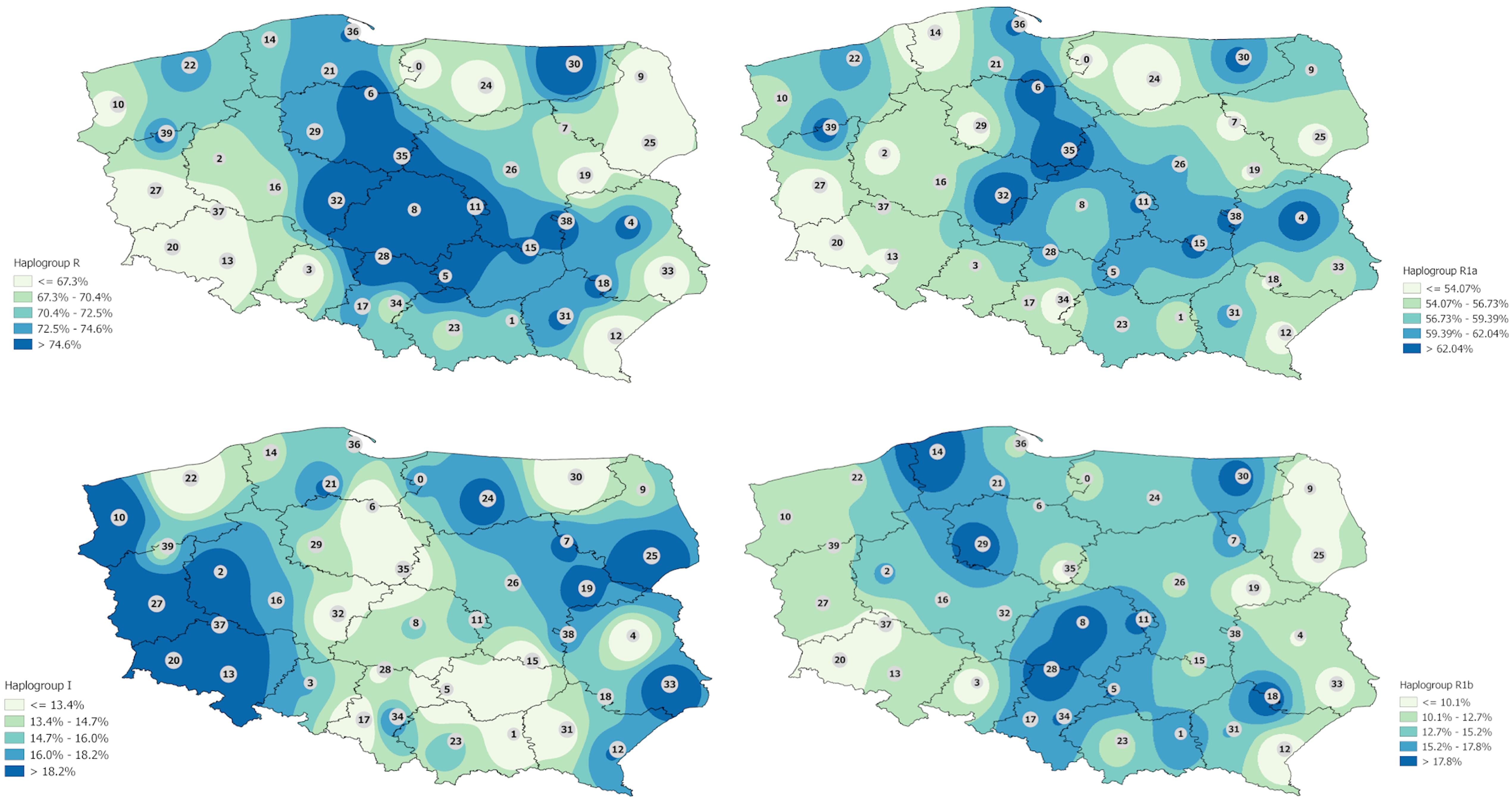 Frontiers  Y-Chromosome Genetic Analysis of Modern Polish Population