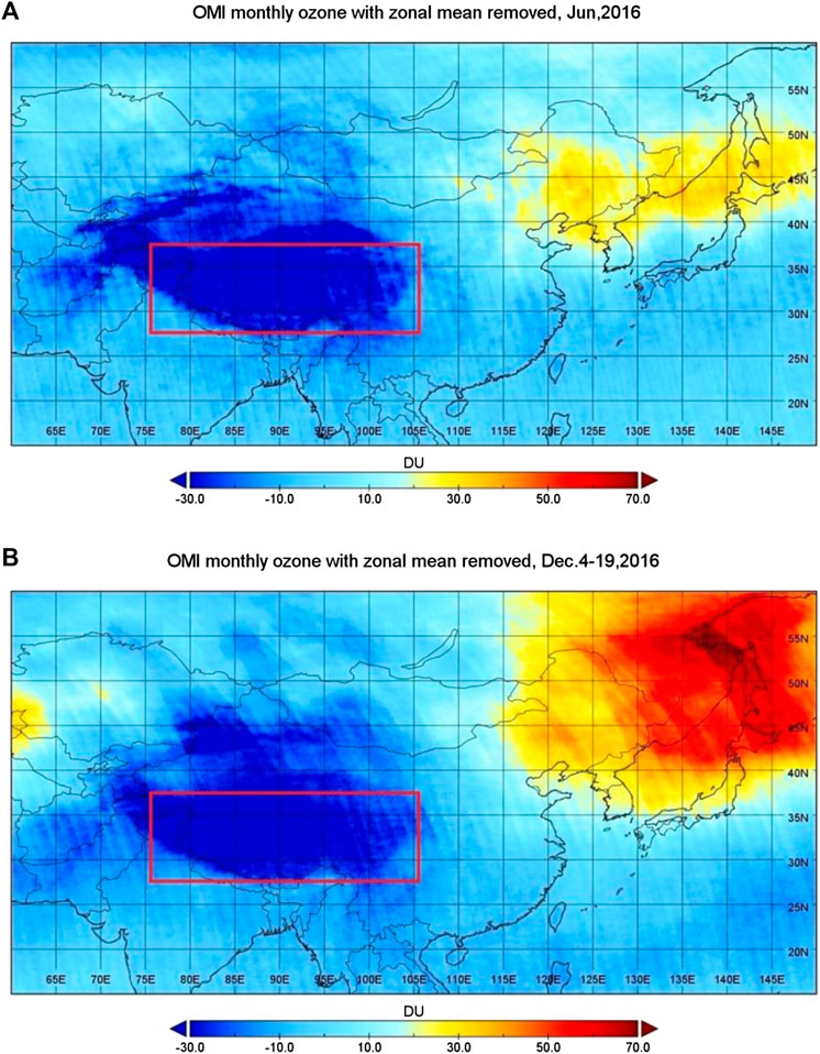 ozone layer depletion map