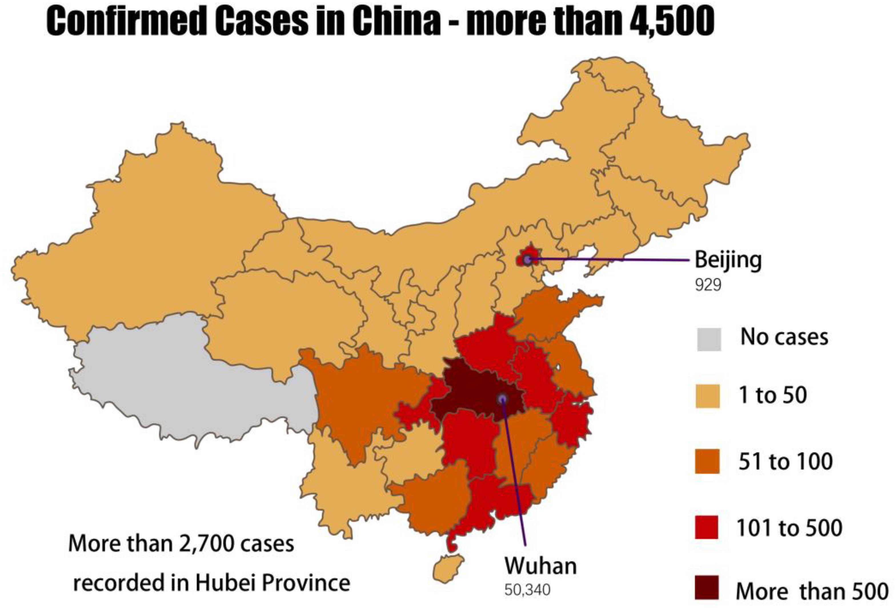 Spread Of Coronavirus Cases