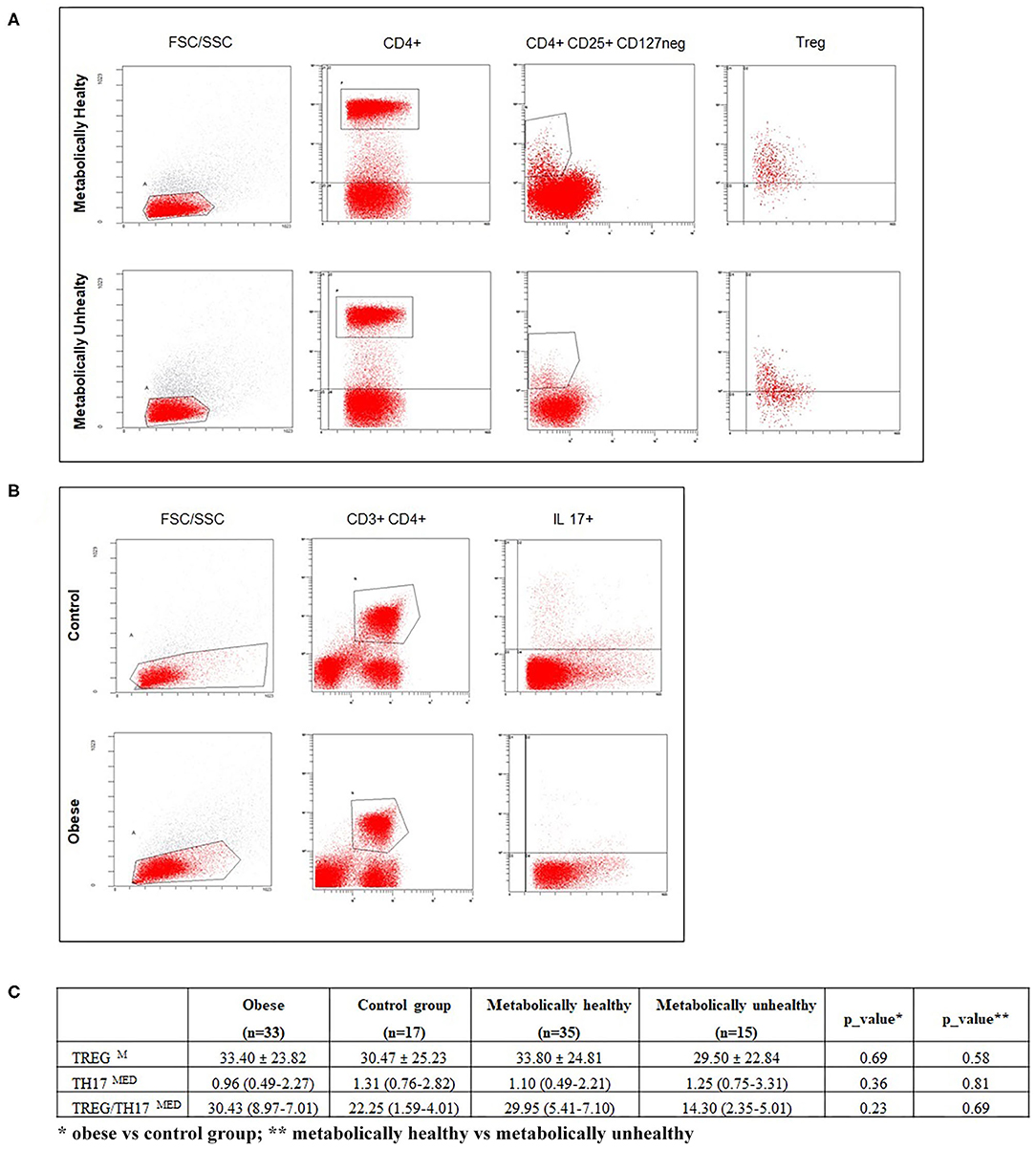 Frontiers Th17 And Treg Balance In Children With Obesity And Metabolically Altered Status Pediatrics