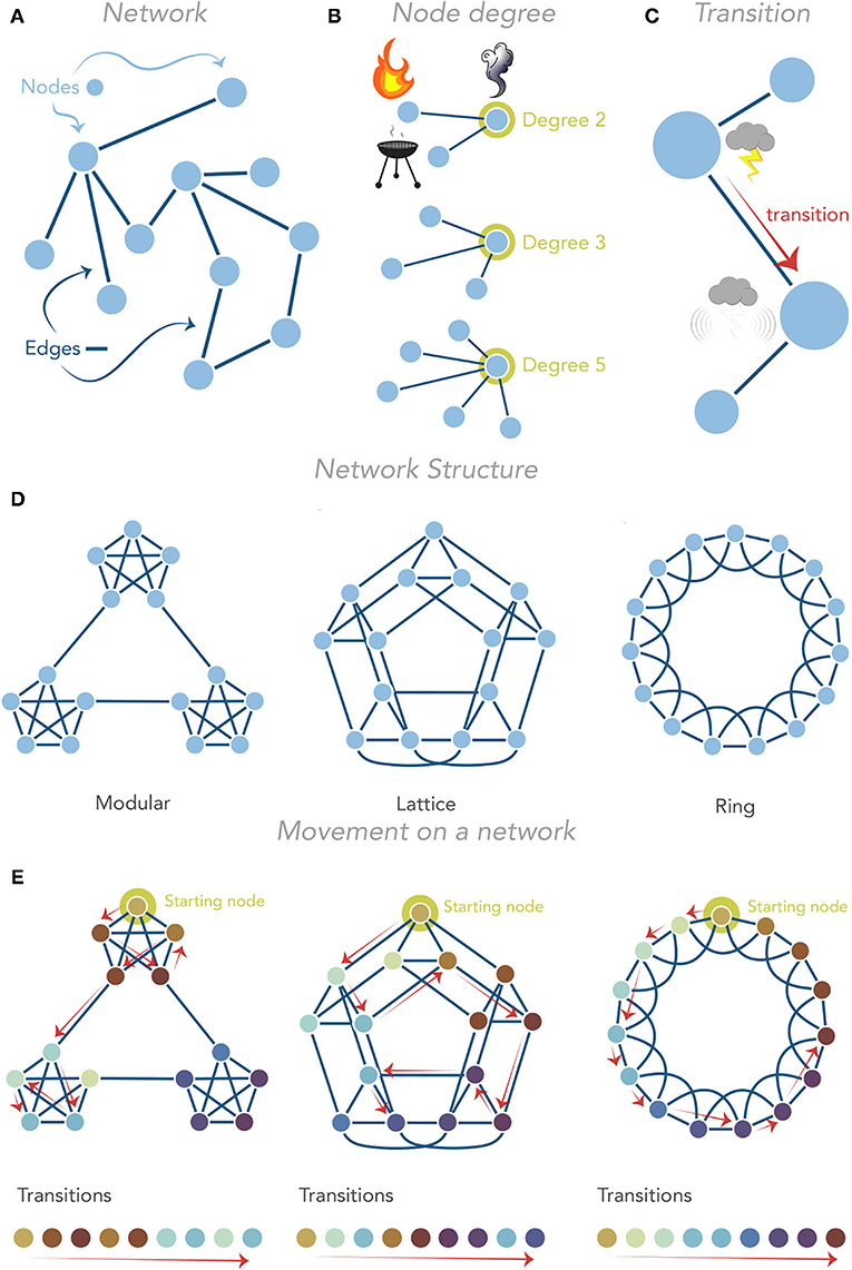 Figure 1 - Properties of networks and network structures.