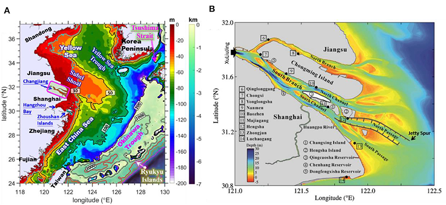 Isobaths, 50-m contour intervals, of the top of carbonates in the