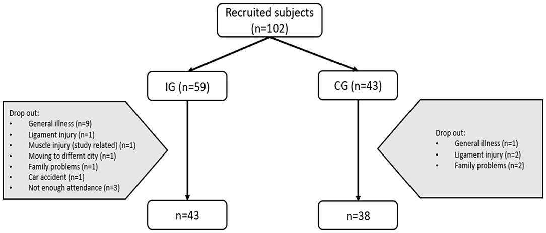 Frontiers | A 8-Week Functional Interval-Type Outdoor Training Program Improves Performance in Recreationally Adults | and Active Living