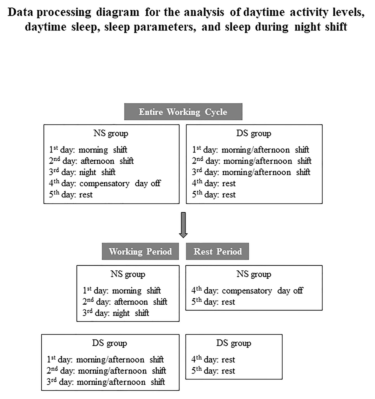 Frontiers  The Impact of Rotating Night Shift Work and Daytime