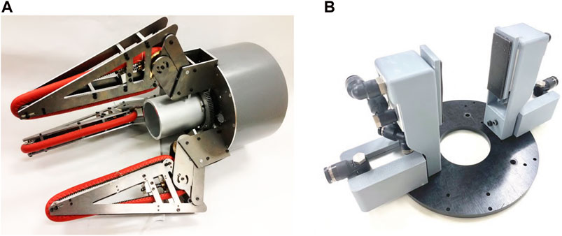 3 finger gripper store mechanism