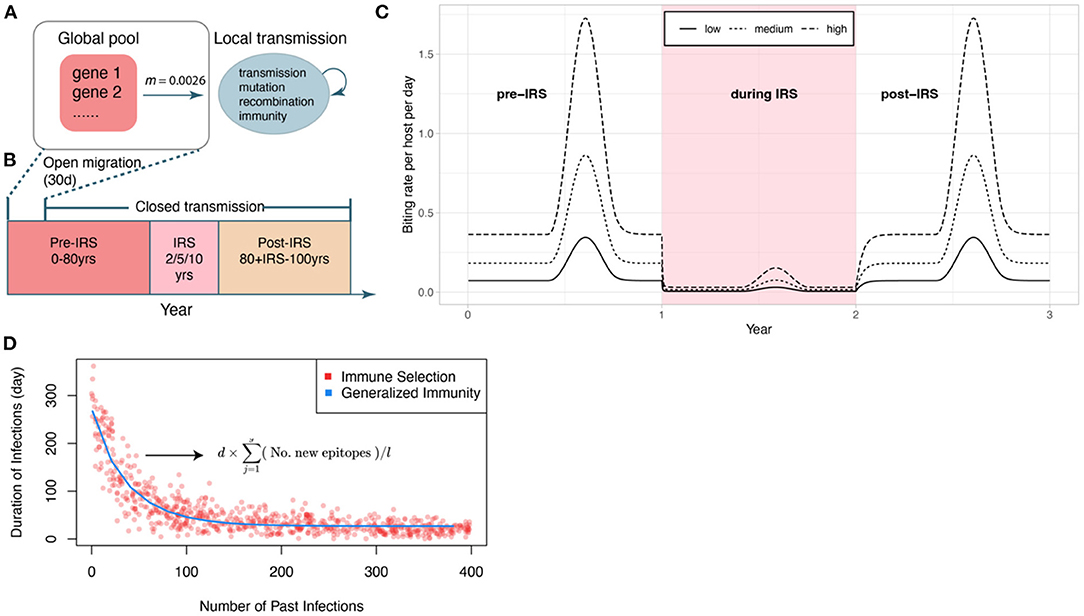 Frequency-Dependent Competition Between Strains Imparts Persistence to Perturbations in a Model of Plasmodium falciparum Malaria Transmission