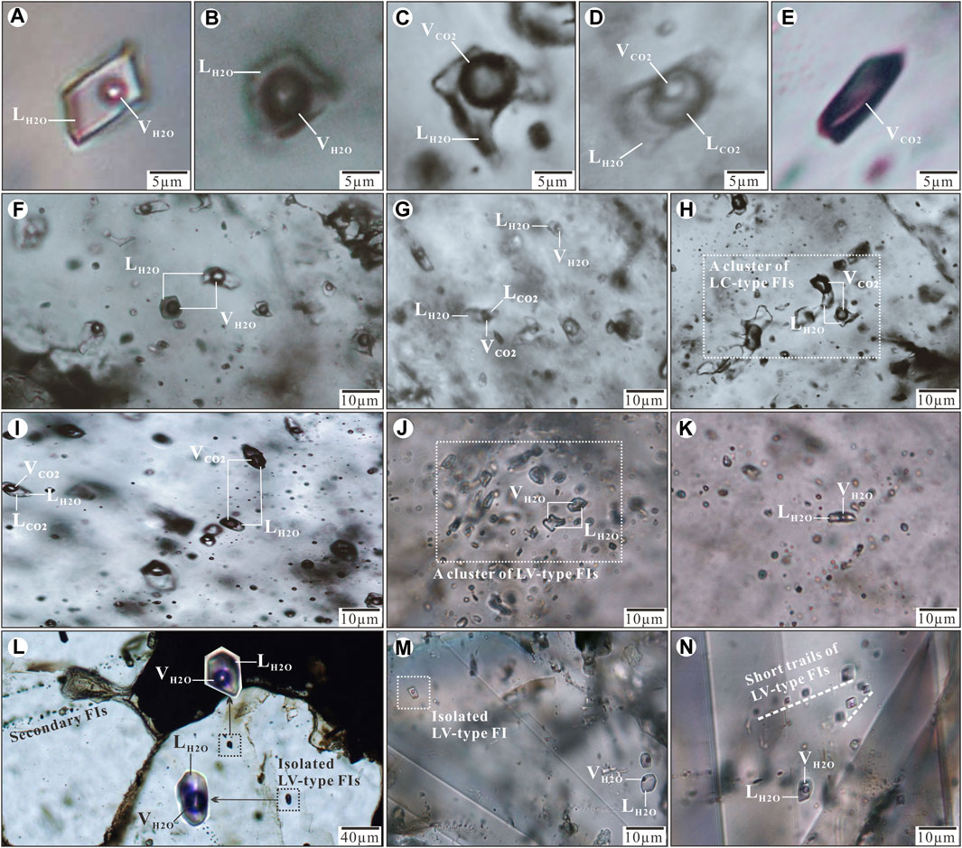 Frontiers | Fluid Inclusions and H–O–C–S–Pb Isotopic Systematics of the ...